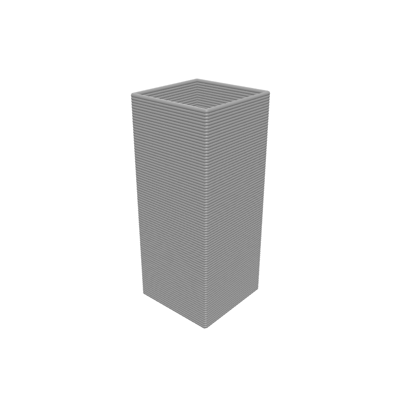 A tower with changing temperature